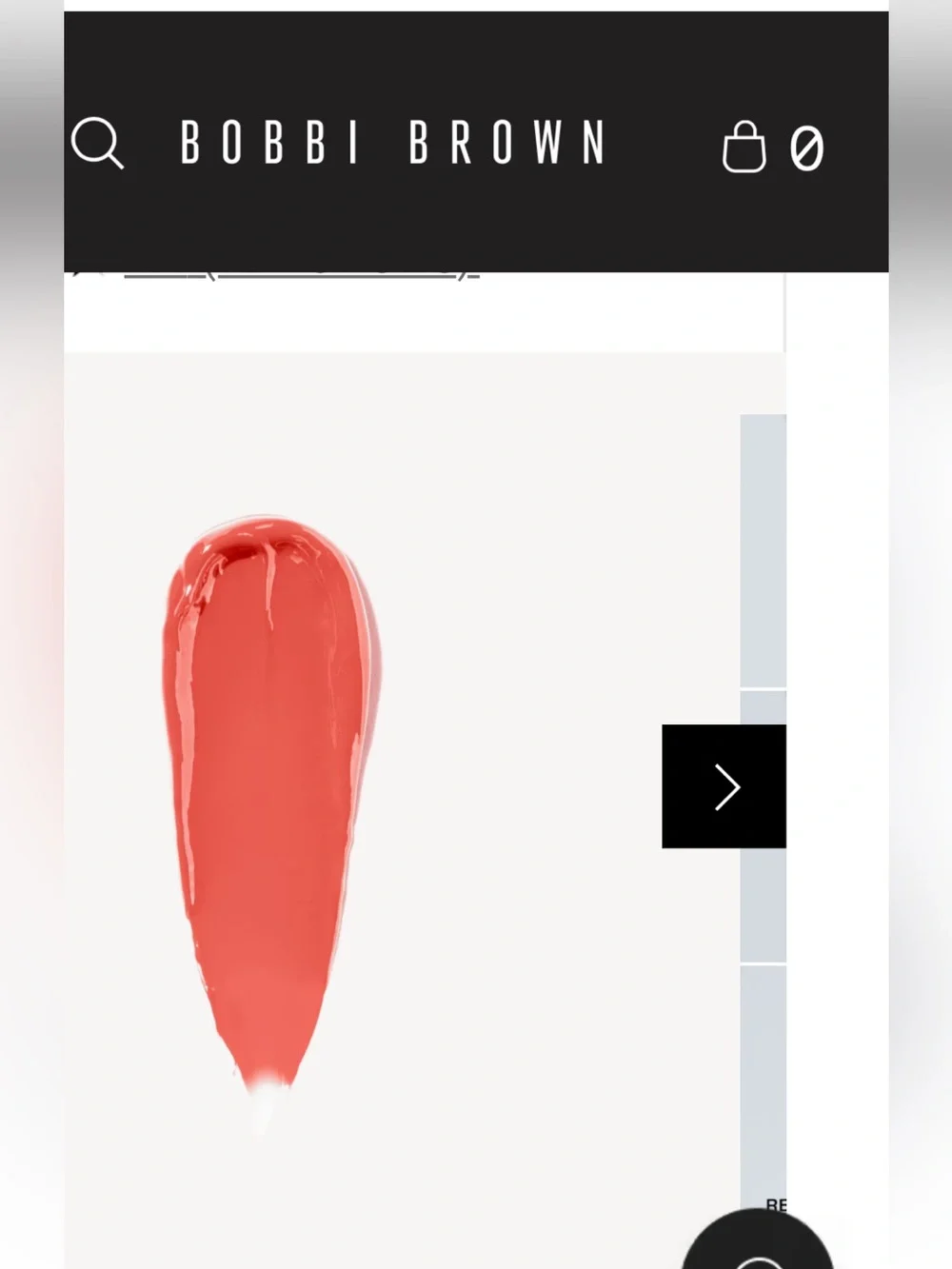Bobbi Brown Luxe Lip Color -Bright ( shade, sunset Orange ) travel size